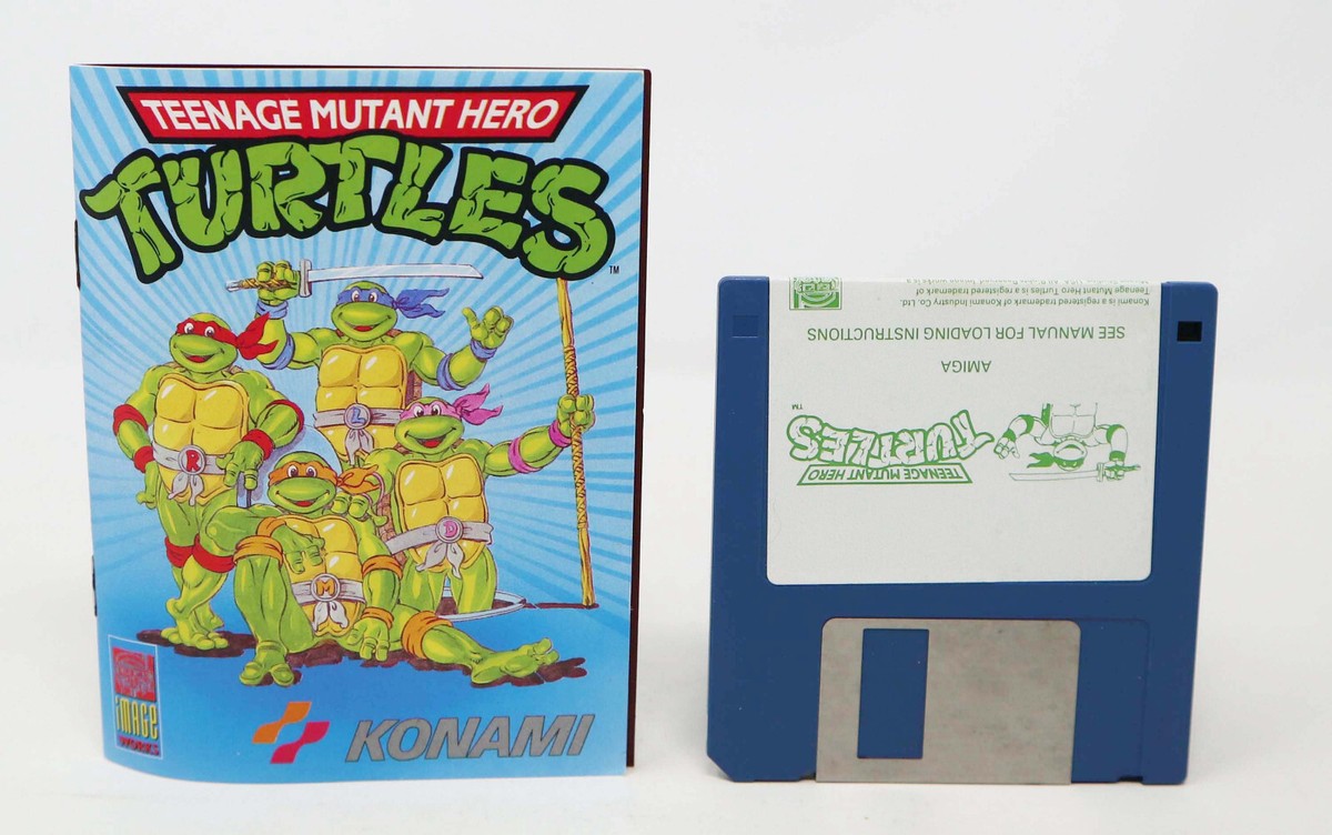 VINTAGE 1990 COMMODORE AMIGA CBM TEENAGE MUTANT HERO TURTLES TMHT