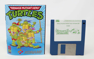 VINTAGE 1990 COMMODORE AMIGA CBM TEENAGE MUTANT HERO TURTLES TMHT