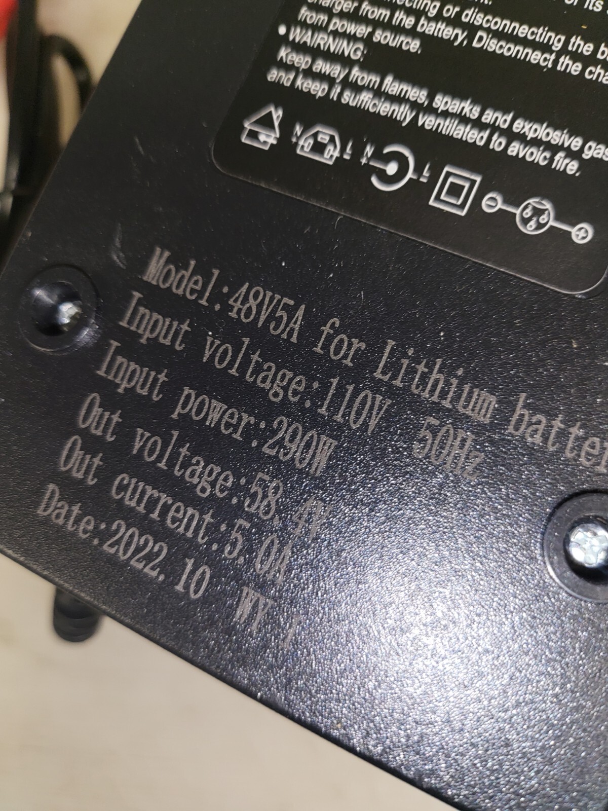 Lithium Charger 58.4V 5A 290W for 48V Golf Cart Battery eBay