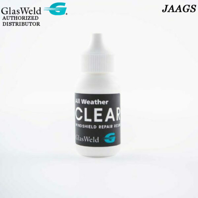 Glasweld  Clear All Weather Rock Chip Repair Resin -30ml 