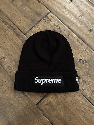 Supreme New Era Box Logo Beanie (FW18) Red