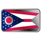 1 oz United States Flags Series - OHIO - Full Color .999 Silver Bar