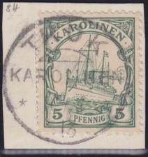 DR Kolonien Karolinen Mi.-Nr. 12 Briefst&uuml;ck o Truk einwandfrei