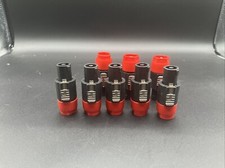8 Pcs Speakon compatible 4 pin Conductor Speaker Cable End Connector