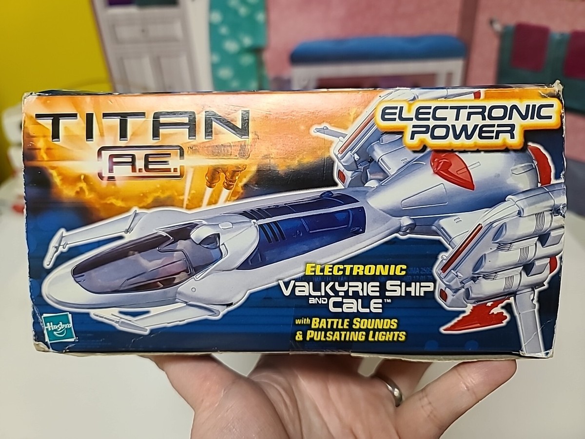 Titan A.E. Valkyrie Ship & Cale Figure Electronic Battle Sounds
