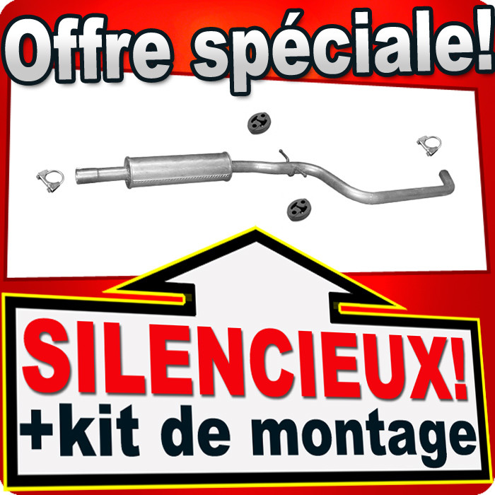 Échappement de rechange Leon Toledo et Altea 1.6 - Pièce auto moteur essence