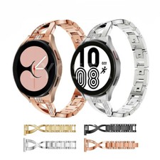 Bling Stainless Steel Band Wrist Strap For Samsung Galaxy Watch active 2 40/44mm