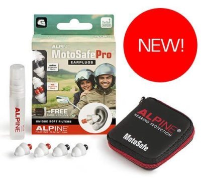 Alpine MotoSafe PRO Motorsport Gehörschutz Motorrad Gehörschutzstöpsel - TOP