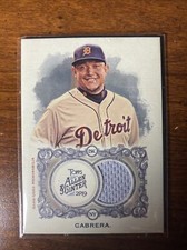 Miguel Cabrera 2019 Topps Allen & Ginter Game Used Jersey Relic Tigers FSRB-MC