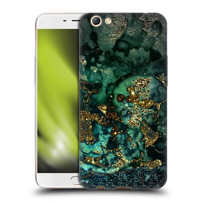 OFFIZIELLE UTART MALACHIT-SMARAGD SOFT GEL HANDYHÜLLE FÜR OPPO HANDYS