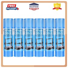 6 Pack 3D Printer Glue Sticks Strong Bed Adhesive for PLA ABS PETG TPU Filaments