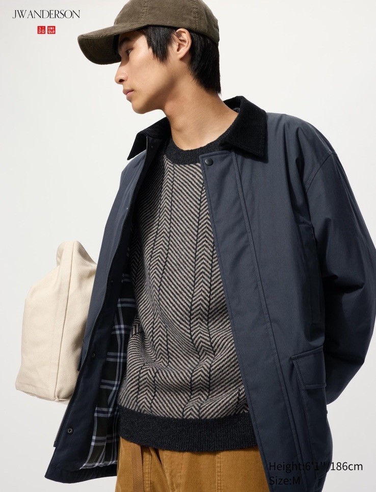 Uniqlo x JW Anderson Pufftech Utility Jacket Navy Puff Tech Size S thumbnail 5