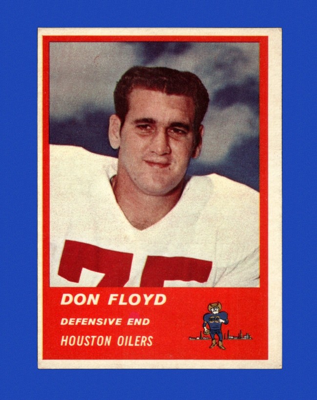 1963 Fleer Set-Break # 43 Don Floyd EX-EXMINT *GMCARDS*