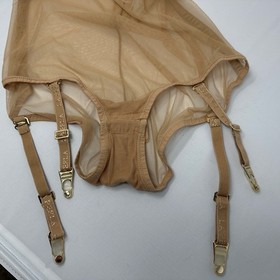 NWT LA PERLA Embellished Sheer Mesh Bodysuit 36B Beige Lingerie Italy- read