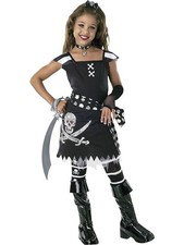 Pirate Scar-Let Girl's Costume - Size Large 12-14