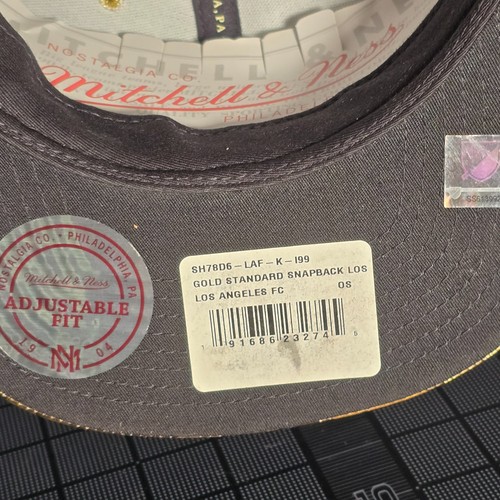 Cappello snapback Mitchell & Ness LAFC Gold Standard nero oro regolabile Los Angele - Foto 10 di 10