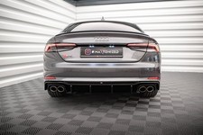 Heckdiffusor für Audi S5 F5 Coupe / Sportback Hochglanz Schwarz Maxton Design