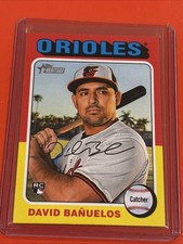 2024 Topps Heritage David Banuelos RC High Number SP Card #715 Orioles