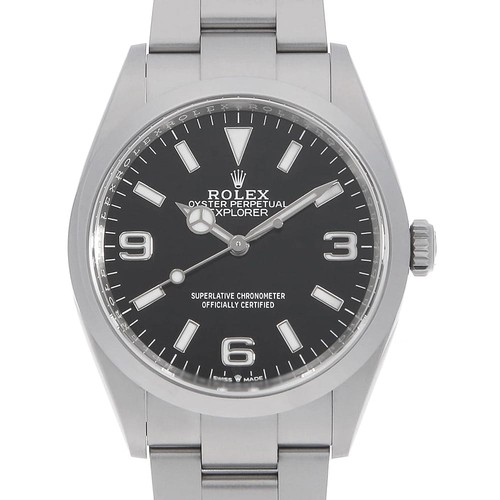 ROLEX Explorer 36 124270 black Random Number second hand mens