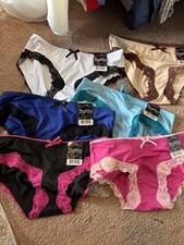 6 Pairs Womens New Panties Size M