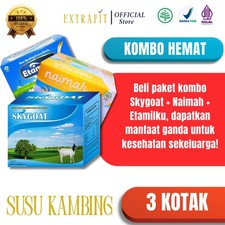 Goat milk powder combo 3 boxes sachets natural dairy drink pack