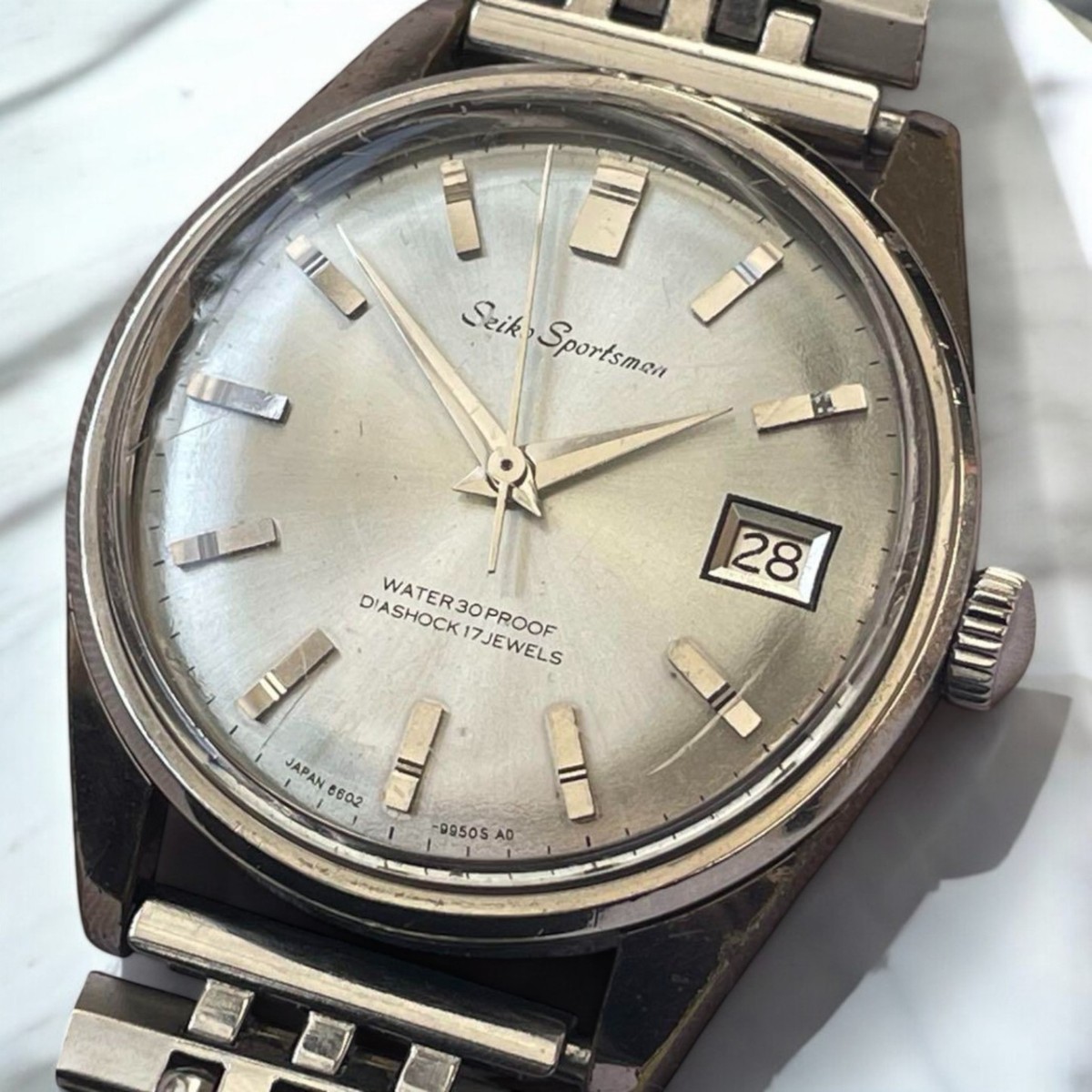 Seiko セイコー Sportsman 6602‑9981 ゴールド 手巻き Seiko セイコー Sportsman 6602‑9981 ゴールド 手巻き Seiko