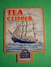 ITCHEN VALLEY brewery TEA CLIPPER real ale beer pump clip badge Hampshire ship