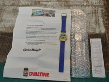 Captain Midnight Watch Secret Squadron 1980's OVALTINE Mail-In w/original letter