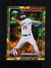 2024 Topps Chrome Sapphire Edition Gold 44/50 Tony Gonsolin #87 1co7