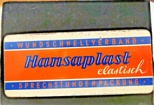 Uralte Blechdose Hansaplast Sprechstundenpackung Beiersdorf Hamburg 50er/60er