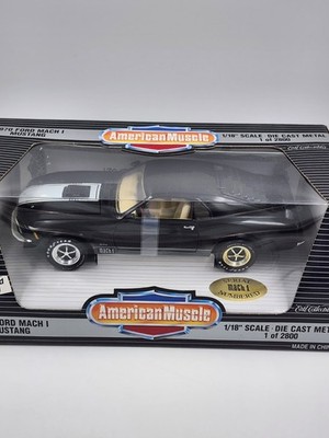 Ertl 1970 Ford Mach 1 Mustang 1/2800 SERIALIZED #98 Black 1:18 Scale Diecast Car