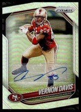 2025 Panini Prizm Silver Auto Vernon Davis #39