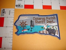 vintage police/Sheriff patch Cameron Parish Sheriff Dept