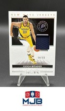 2019-20 Panini Noir Goga Bitadze New Wave Jerseys #/99 #NW-GGB