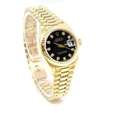 Rolex Date Just 18Kt Damen Armbanduhr Ref. 69...