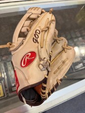 TERMARR JOHNSON PITTSBURGH PIRATES GAME USED FIELDERS RAWLINGS GLOVE GOD