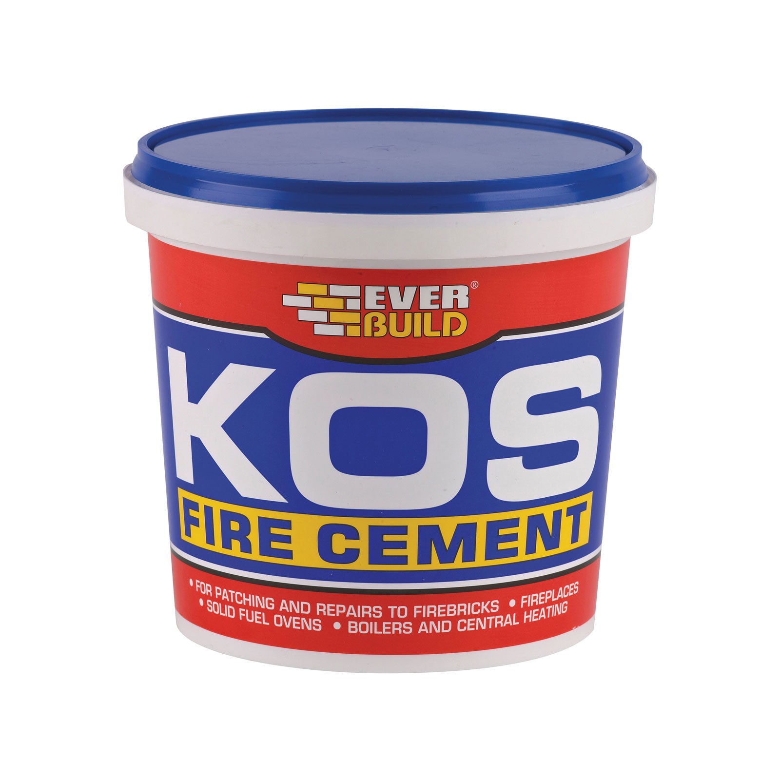Everbuild KOS Fire Cement Black 1kg