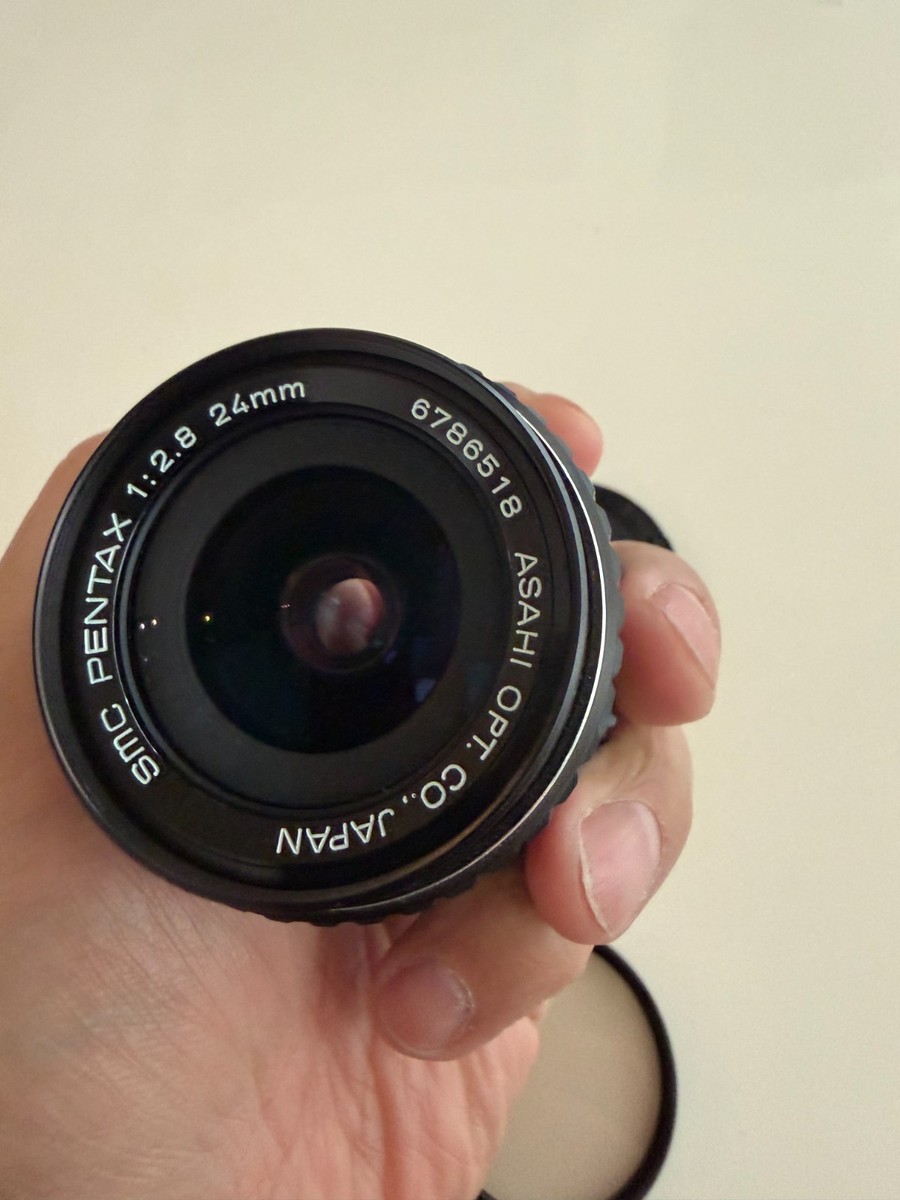 Pentax SMC PENTAX 24mm f/2.8 Wide Angle Lens K Mount JAPAN MINT