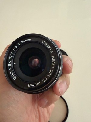 Pentax SMC PENTAX 24mm f/2.8 Wide Angle Lens K Mount JAPAN MINT