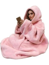 Oversized Hoodie Blanket, Wearable Blanket sweatshirt, Ultra Soft Fleece Comfy