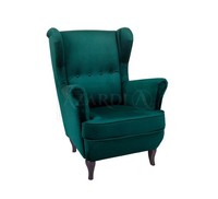 Ohrensessel Sessel Fernseh Design Polster Sofa Couch Chesterfield Textil MöBel