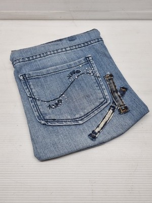 Upcycling Jeans Smartphone Handytasche Tasche handmade Unikat Reißverschluss