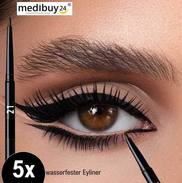 Eyeliner Kajal Stift schwarz Microblading Wasserfest Makeup perfekt 1-5 Stück - Bild 4 von 4