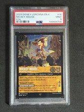 Disney Lorcana EN 4 Ursula's Return 16 Mickey Mouse Musketeer Captain FOIL PSA 9