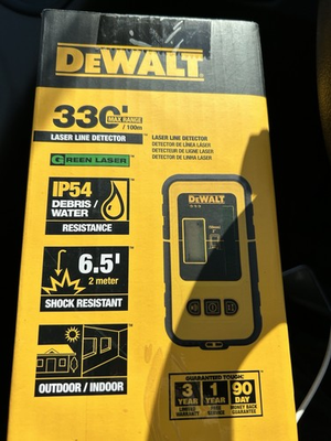 #ad #ad DEWALT DW0892G Laser Detector New Sealed $99.99