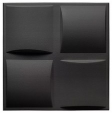 Pannelli Soffitto 50x50 cm in Polistirolo Neri PLED Piastrelle Decorative