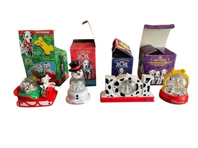 Mcdonald s 101 Dalmatian Snow Dome Happy Meal Toys Vintage 1996 Set A Four