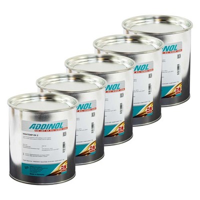 ADDINOL Hochtemperaturfett Hightemp EK 2 5 X 1 Kg Mehrzweckfett Schmier Fett 