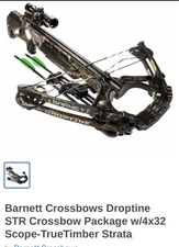 Barnett Crossbows DroptineSTR Crossbow Package w/4x32Scope-TrueTimber Strata