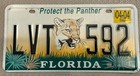Florida Protect The Panther ‘04 License Plate LVT592 Excellent Condition, Rare — photo 1